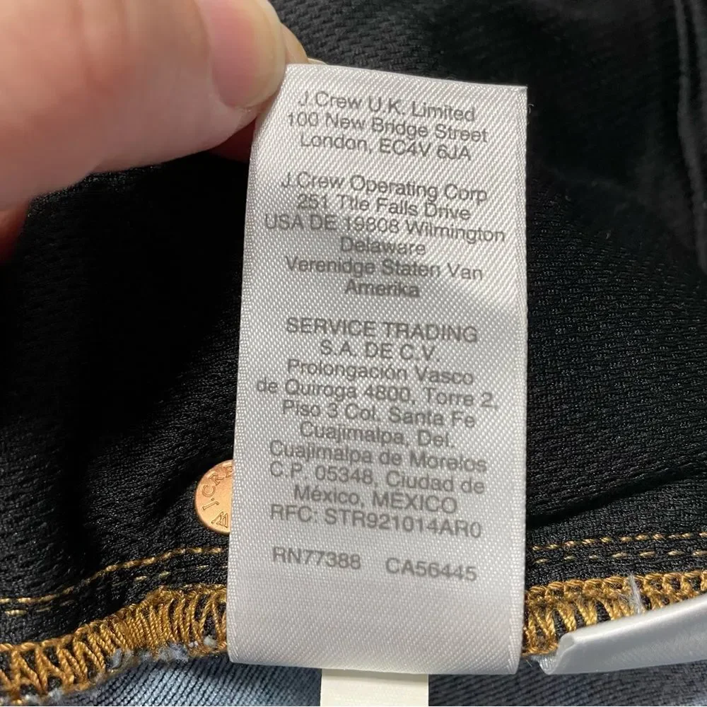 J. Crew Destination 770 Straight Mens Jeans Size 33/32